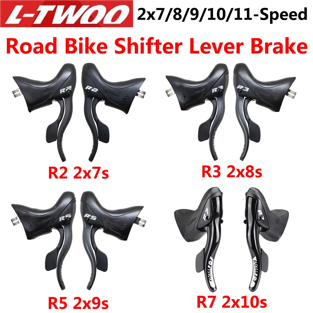 LTWOO STI R2 2x7/R3 2x8/R5 2x9/R7 2x10/R9 2x11 Rennrad Schalthebel Bremse Rennrad Kompatibel für Schaltwerk