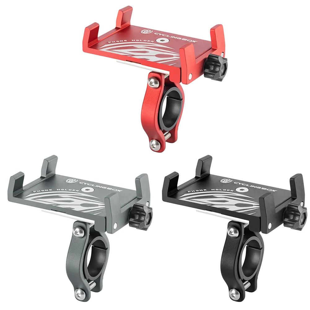 Fahrrad-Handyhalter 360° ° Rotation Aluminium Legierung MTB Fahrrad Telefon GPS Halterung Roller Motorrad