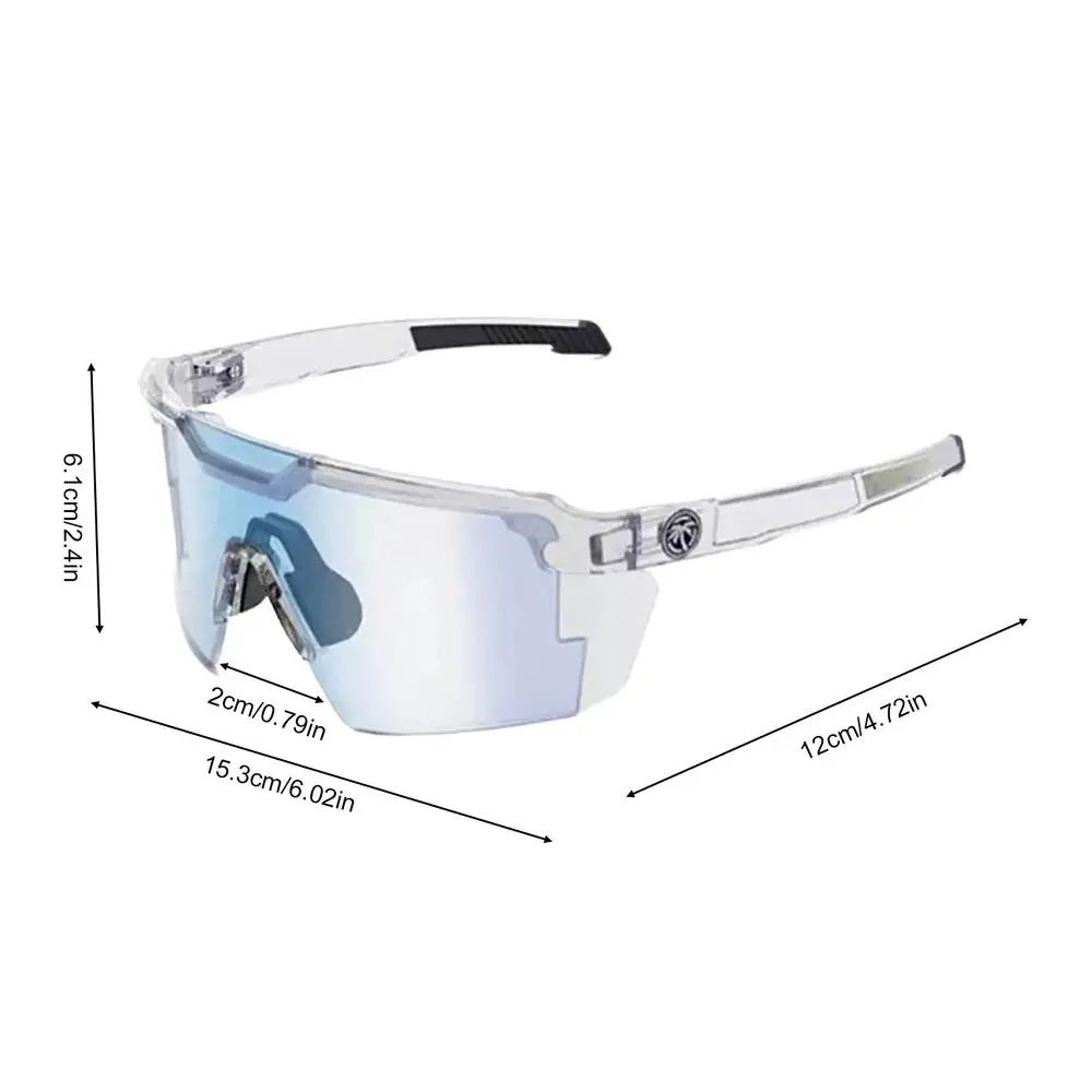 Fahrradbrille UV400 Photochrome Polarisierte Sicherheitsbrille Outdoor-Sportsonnenbrille für Männer