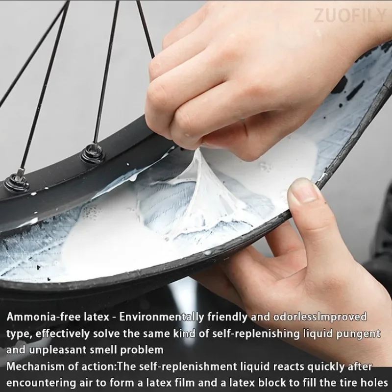 120 ml Fahrrad Tubeless Reifen Dichtstoff MTB Rennrad Reifen Reparatur – Image 5
