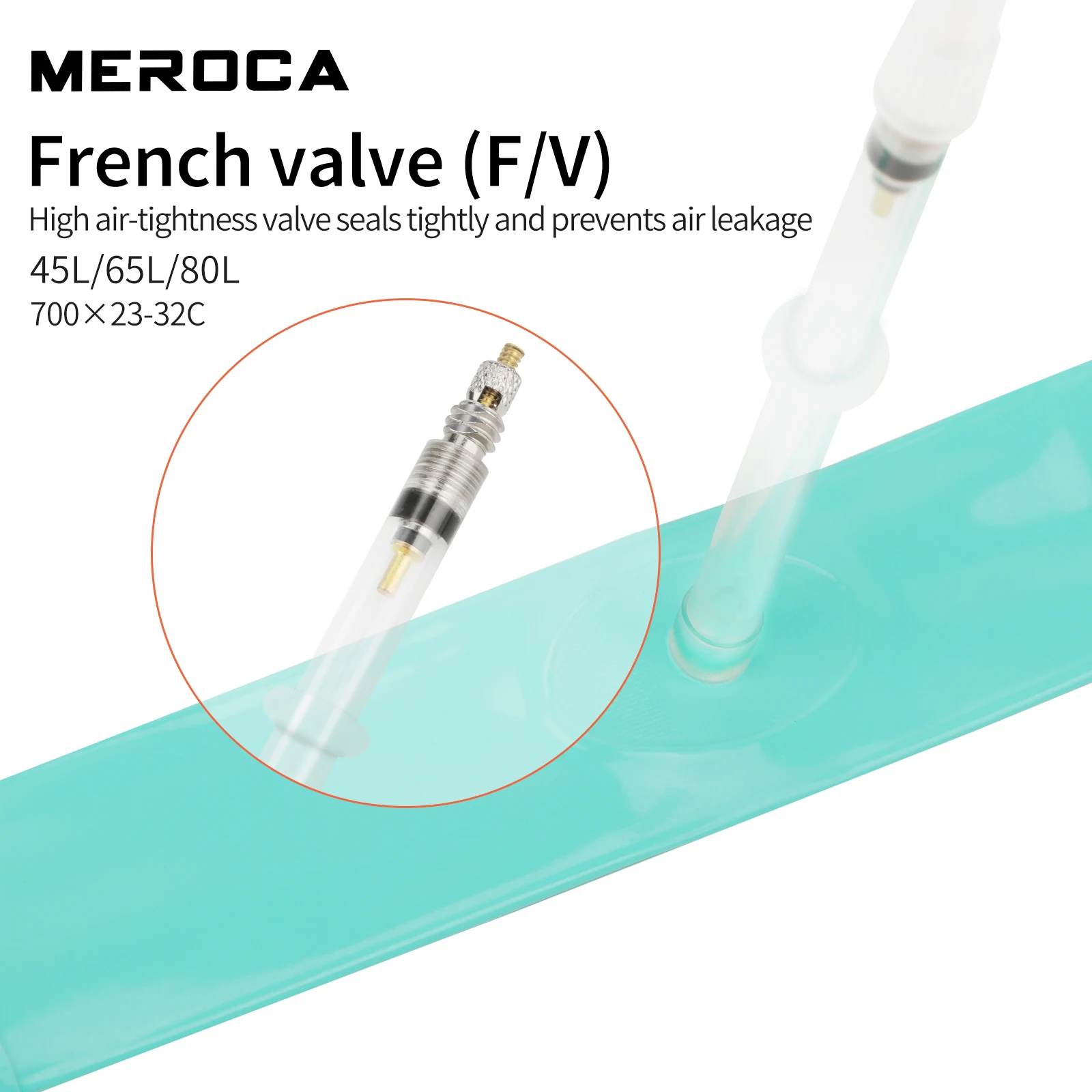 Meroca Rennrad TPU Schlauch 700x23-32c fv 45l/65l/80l ultraleichtes – Image 6