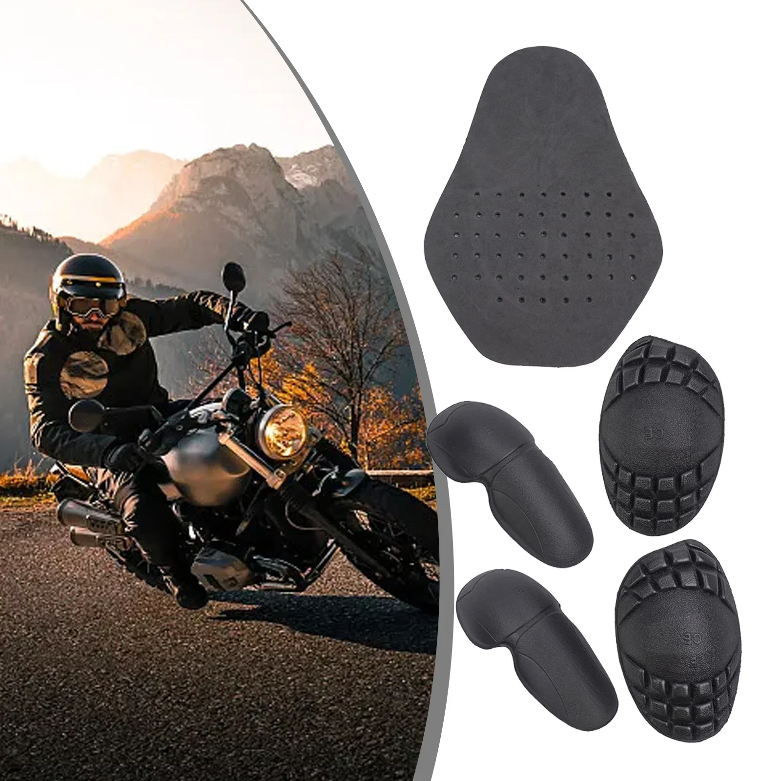 Motorrad Fahrrad Reiten Jacke Reiten Kleidung EVA (5 Stück) – Bild 6