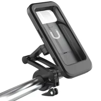 Premium Anti-Shake Motorrad-Handyhalterung Wasserdicht Verstellbarer Lenkerhalter Universal 360° °