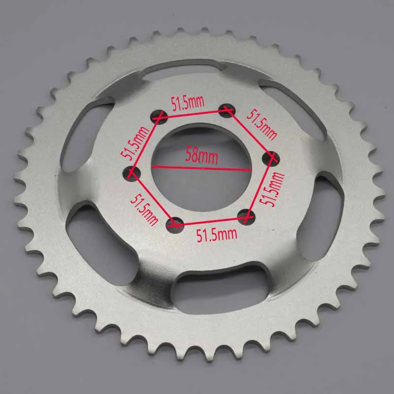 Motorrad vorne hinten kettenrad für Benelli TNT25 TNT250 BN251 TRK251 – Bild 4