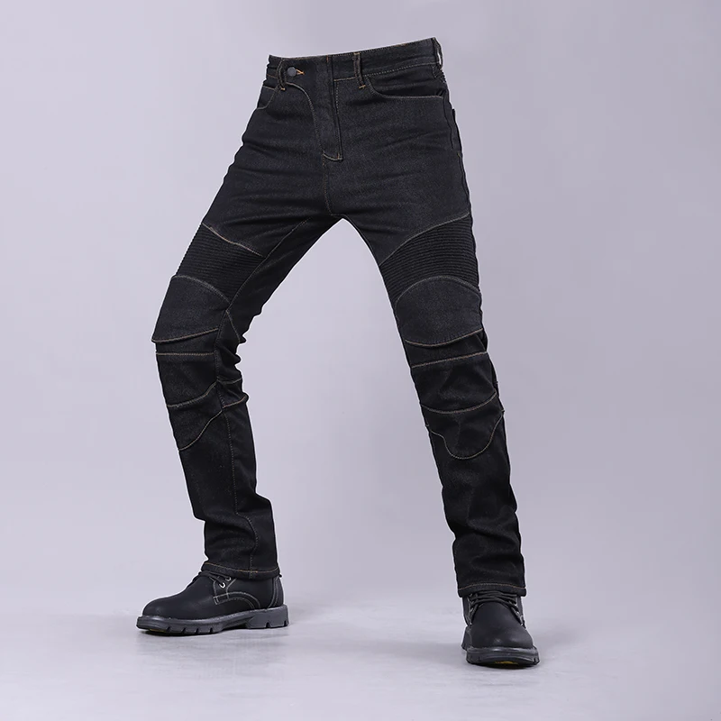 Motorrad-Jeans für Herren Outdoor Moto-Jeans mit Schutzpolstern – Image 5