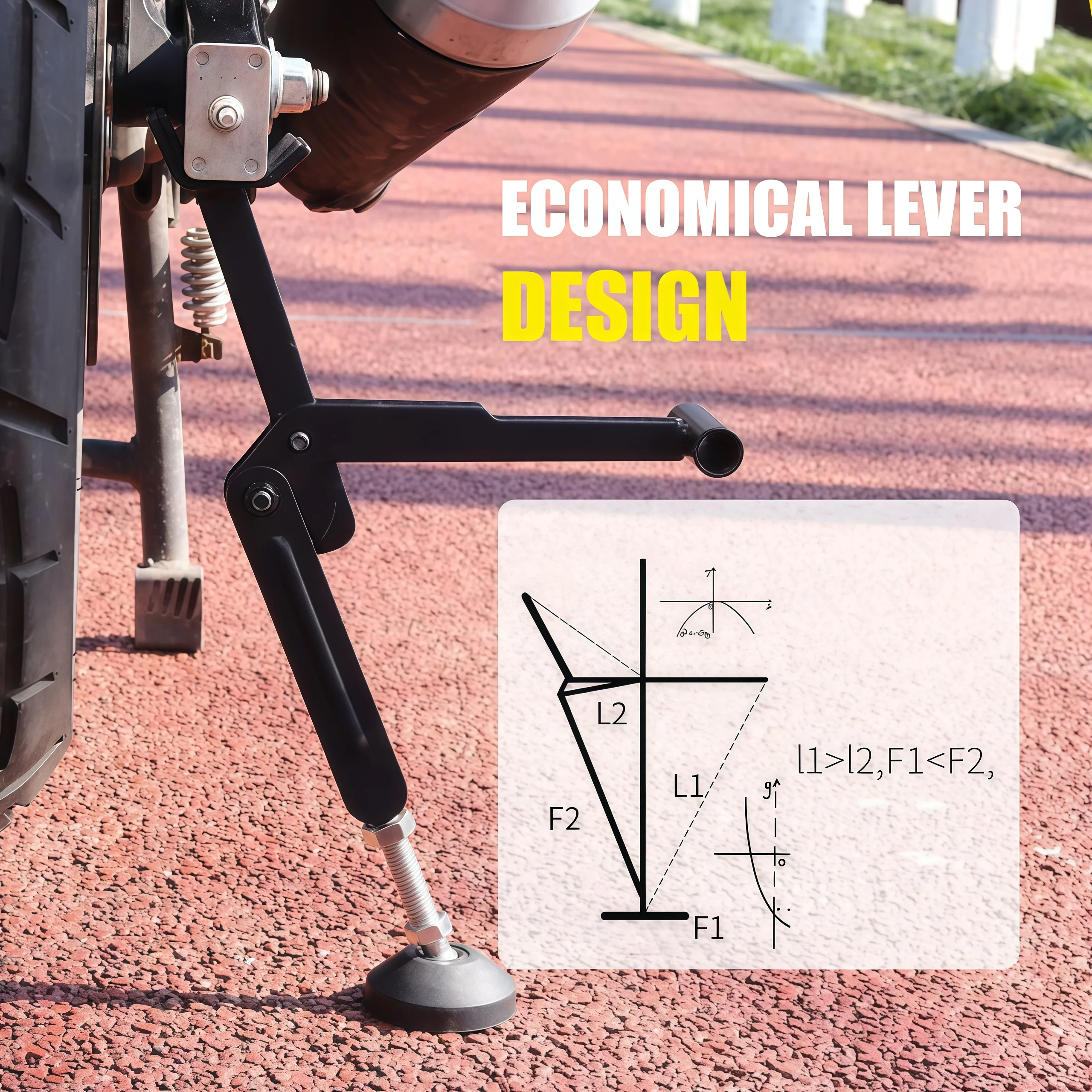 Universeller Motorrad-Heckradständer - Universelle Stütze – Image 3
