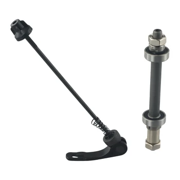 Mountainbike Hohlachsen-Set: MTB Fahrradnaben für Vorder- und Hinterrad mit Schnellspannachsen