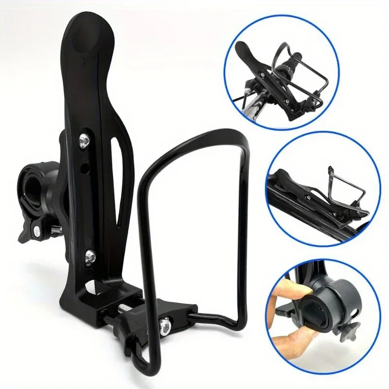 Fahrrad-Wasserflaschenhalter mit um 90 Grad drehbarem Adapter, Fahrradbecher, Trinkflaschenhalter
