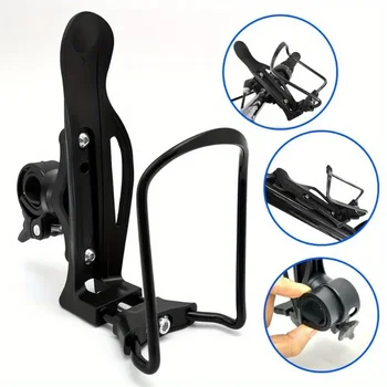 Fahrrad-Wasserflaschenhalter mit um 90 Grad drehbarem Adapter, Fahrradbecher, Trinkflaschenhalter