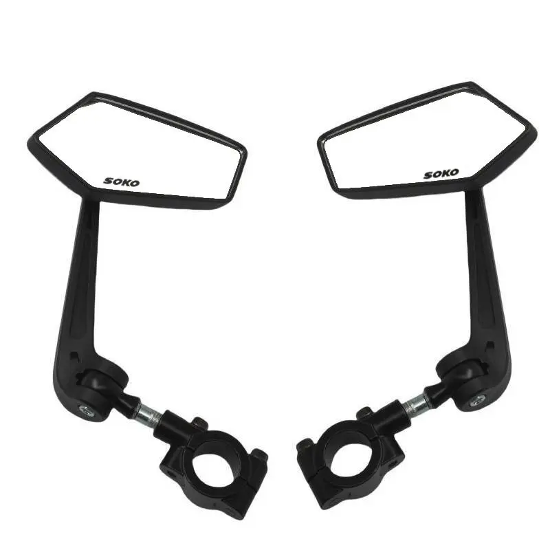 Universal Fahrrad Lenker Spiegel Motorrad Rückspiegel HD Weitwinkel & 360° ° Rotierender Motorradspiegel
