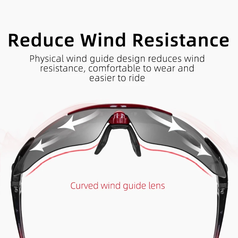 ROCKBROS Polarisierte Fahrradbrille, Sport-Sonnenbrille für MTB – Image 4