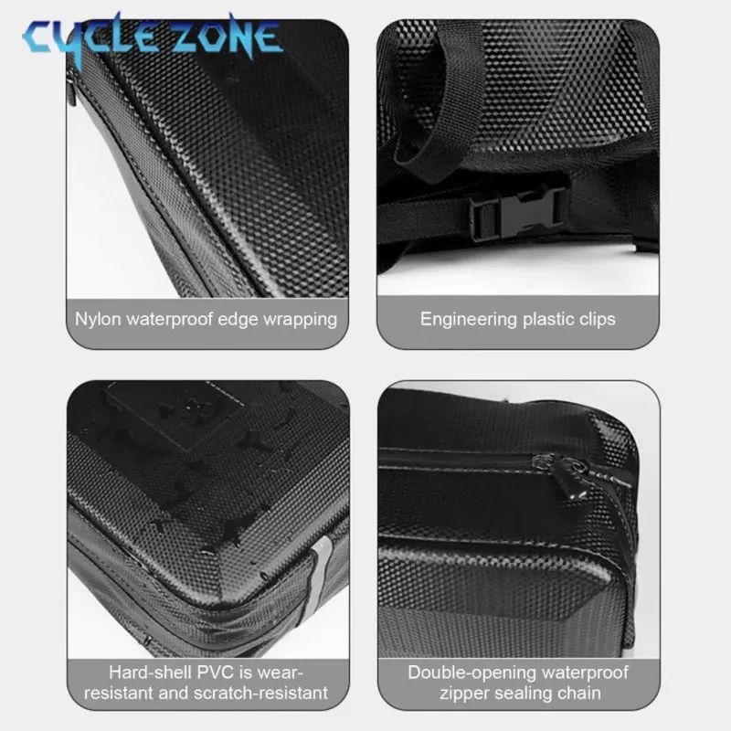 Elektrisches Fahrrad, Motorrad, Rücksitztaschen, Rücksitz-Satteltasche – Bild 4