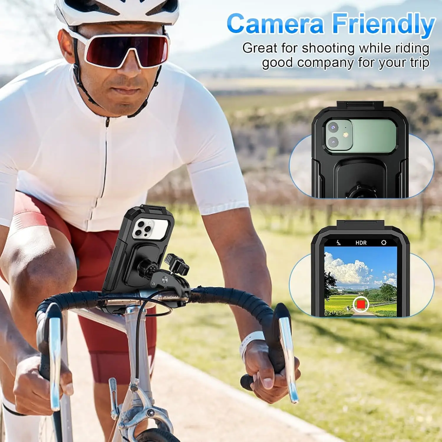 Fahrrad-Telefonhalter, wasserdicht, für Motorrad, Handyhalterung – Image 6