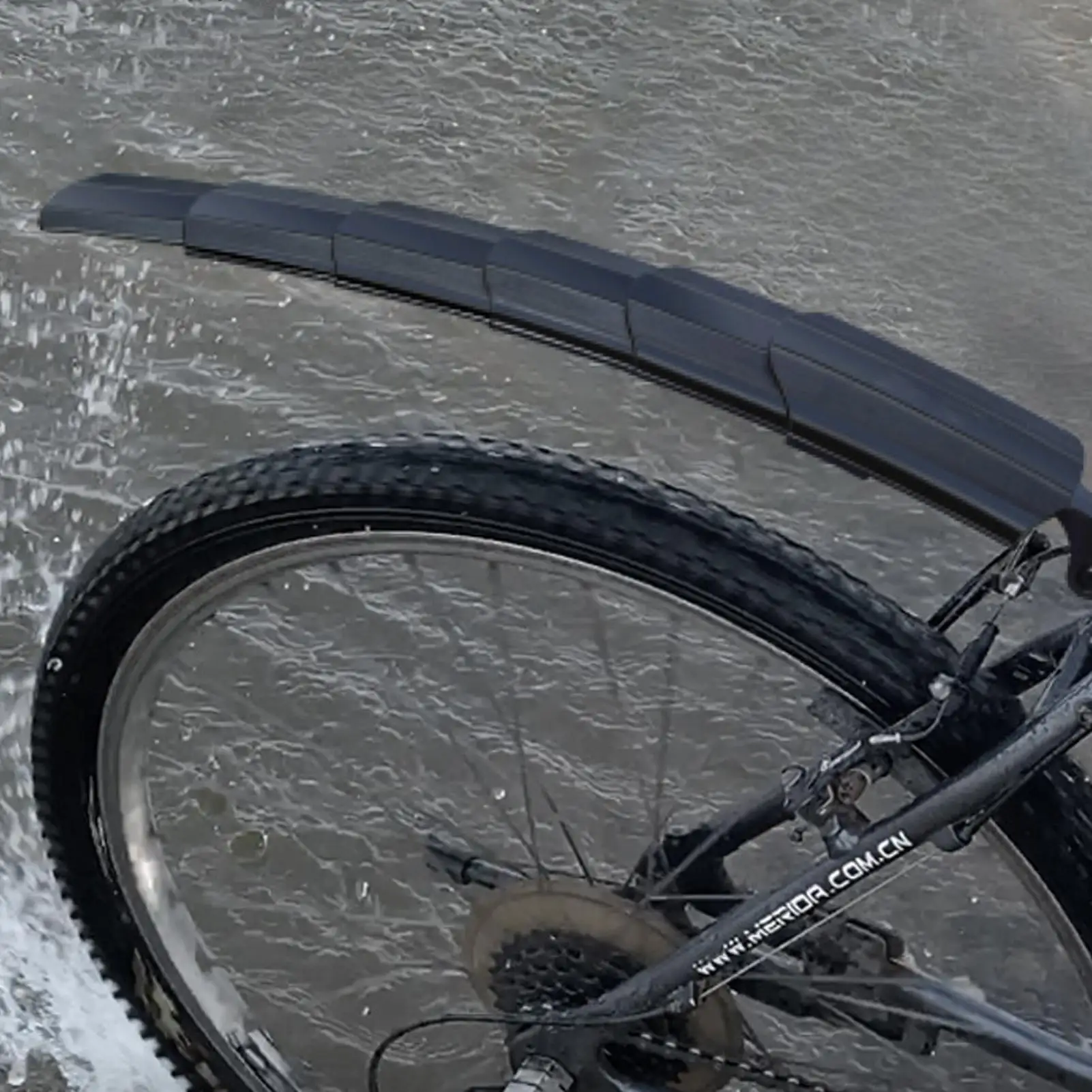 Fahrrad-Schutzblech mit Schnellverschluss Vorder- und Hinterradschutz – Immagine 3