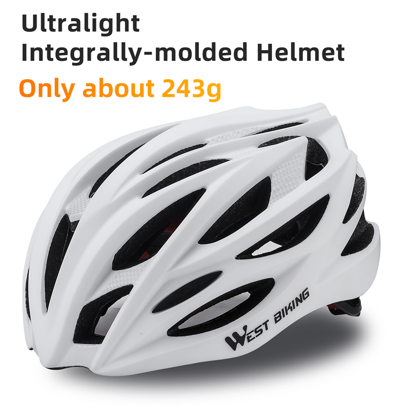 WEST RADFAHREN Ultraleicht Radfahren Helm Integrierte Form MTB Rennrad Helm Männer Frauen Radfahren Sicherheit