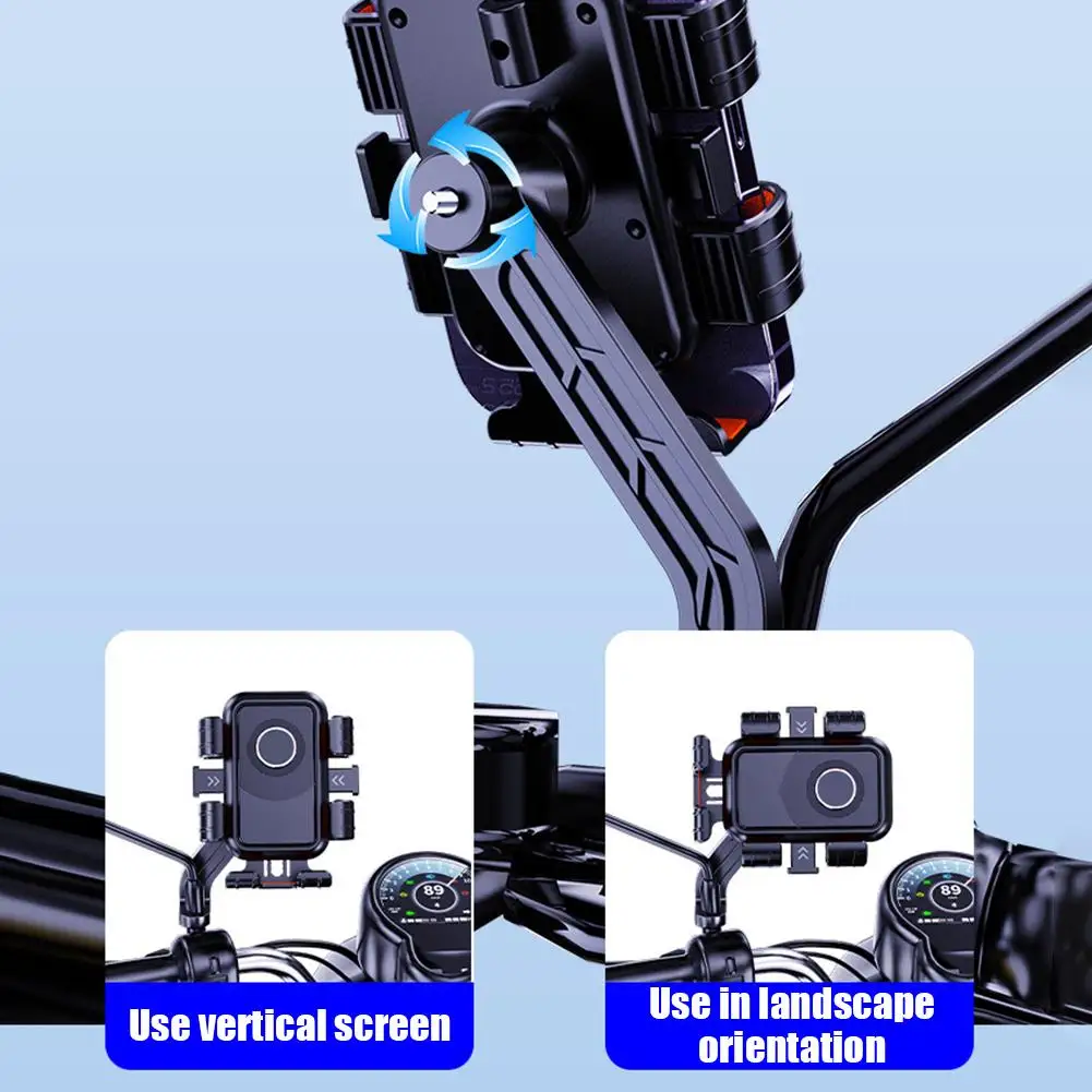 Fahrrad-Handyhalterung 360 ° Drehbarer Fahrrad-Handyhalter – Immagine 5