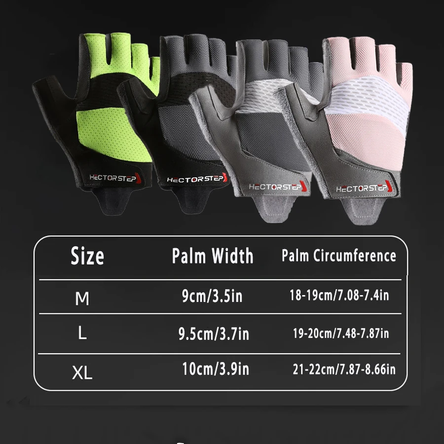Fahrrad-Fahrrad-Sporthandschuhe: Halbfinger-Fahrradhandschuhe – Bild 3