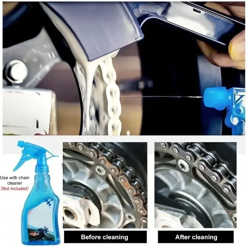 Fahrrad Motorrad Ketten reiniger Bürste Auto Räder Reinigungs bürste – Immagine 4
