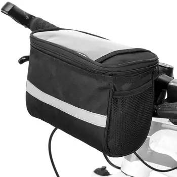 Fahrrad Vorne Lenker Tasche Outdoor Fahrrad Reflektierende Strap Berührbare Telefon Tasche Fahrrad Vorne Rohr