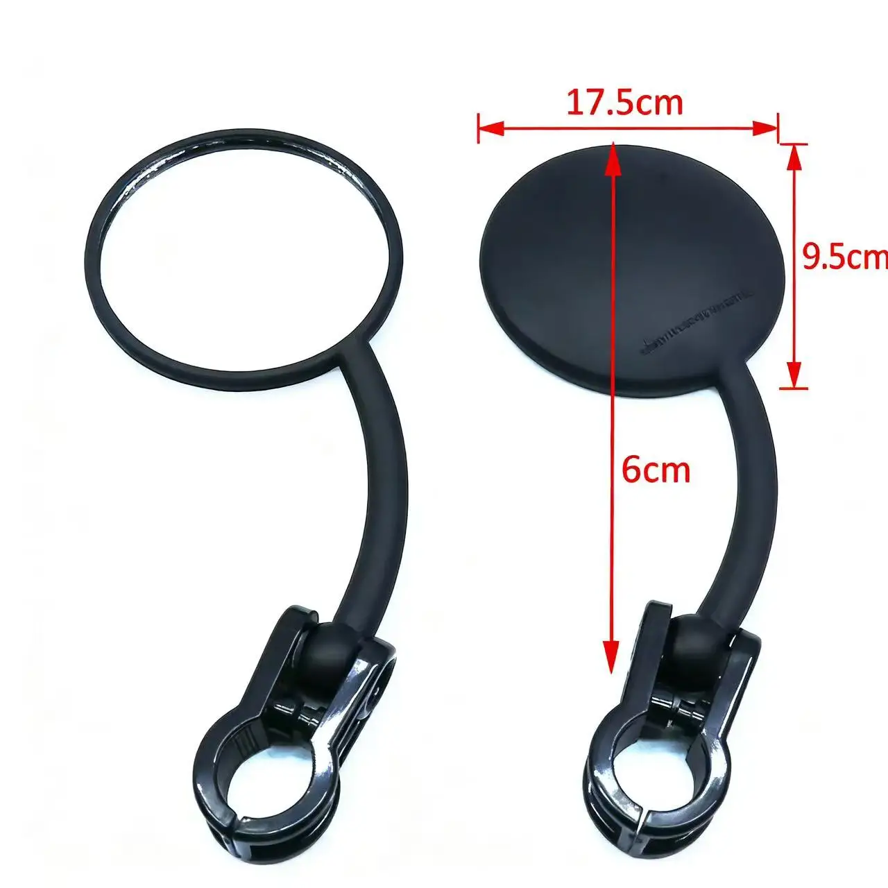 Universeller 22mm Motorrad-Lenker-Rückspiegel Seitenspiegel Verstellbare Rückspiegel für Roller, Fahrrad, ATV