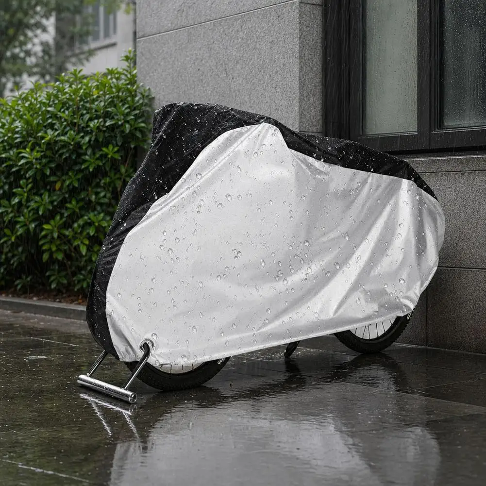 Motorradabdeckung, verdickte, wasserdichte Fahrradabdeckung, Regen – Image 3