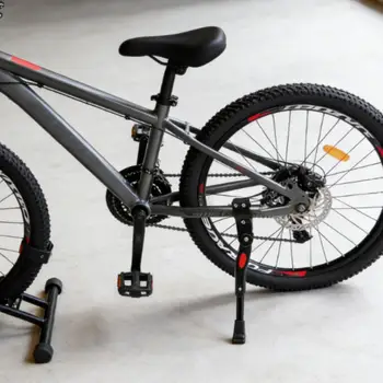 Verstellbarer Fahrradständer Parkständer Fahrrad-Seitenständer für 22 24 26 Zoll Mountainbikes