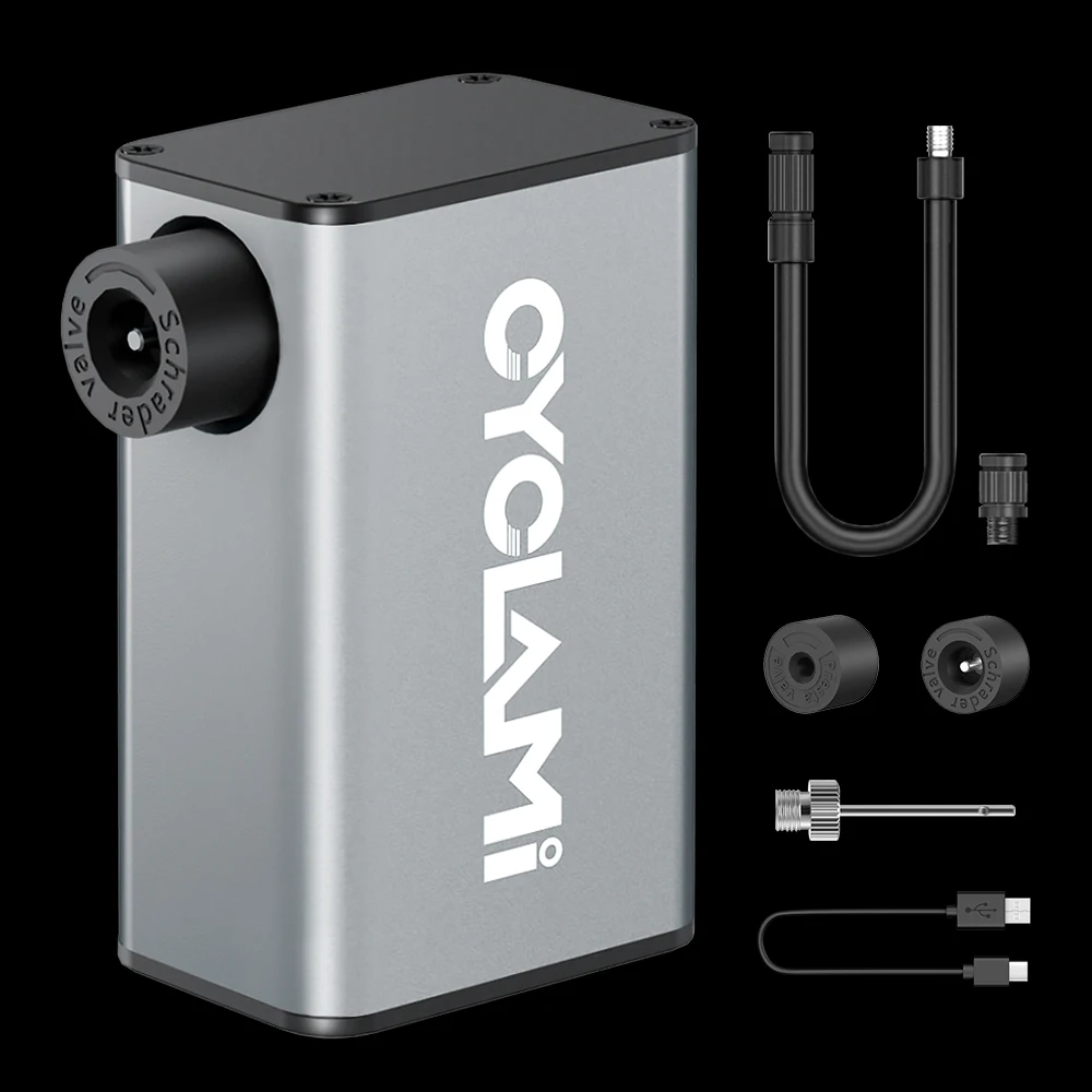 CYCLAMI A3 Mini Elektrische Luftpumpe Tragbare Fahrrad Cordless FV AV Inflator Presta Schrader Ventil Outdoor