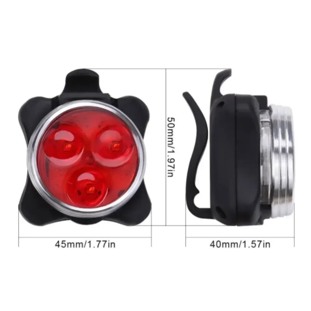 USB wiederaufladbares Fahrradlicht-Set, superheller Frontscheinwerfer – Bild 6