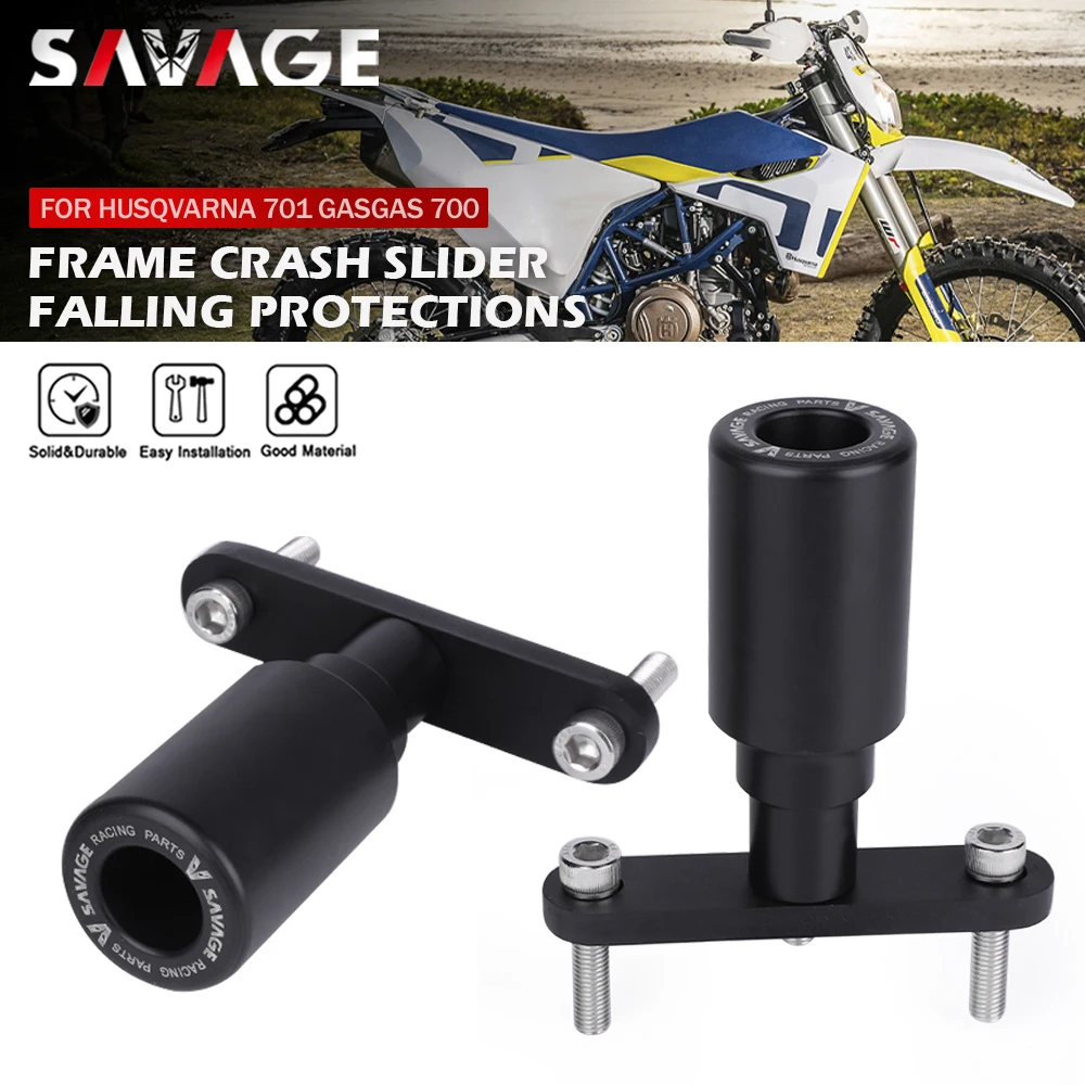 Rahmen Slider Verkleidung Schutzfolie Für Husqvarna 701 Enduro Supermoto GASGAS SM ES 700 Motorrad Motor Crash
