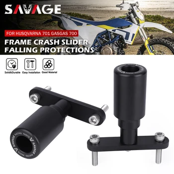 Rahmen Slider Verkleidung Schutzfolie Für Husqvarna 701 Enduro Supermoto GASGAS SM ES 700 Motorrad Motor Crash