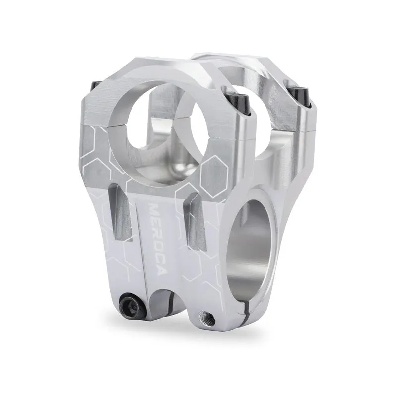 MEROCA MTB Vorbau 31,8 x 35 mm hochfester kurzer Lenkervorbau – Immagine 5
