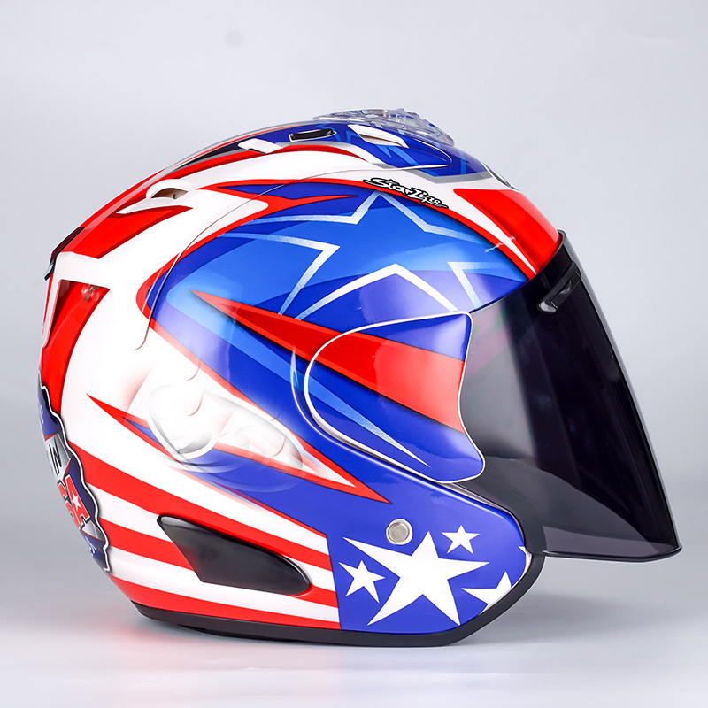 Damen und Herren Schutz Racing Sommerhelm Casque Casco – Bild 3