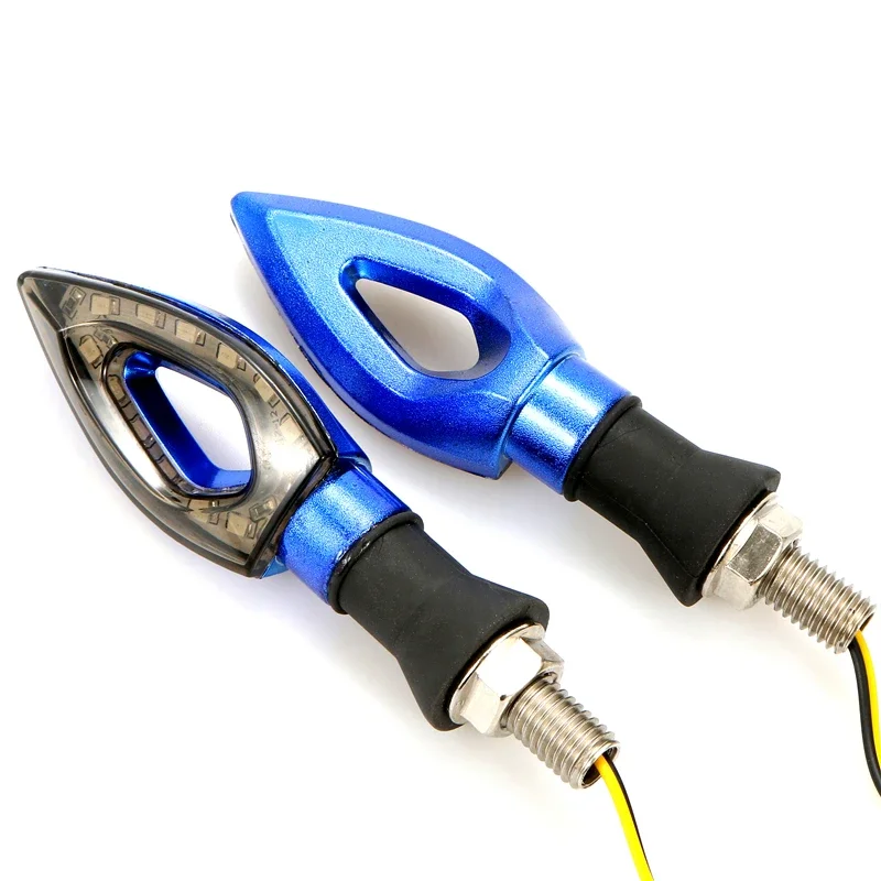 1 paar Motorrad Blinker Anzeige Licht Universal Motorrad Flasher 12 – Bild 5