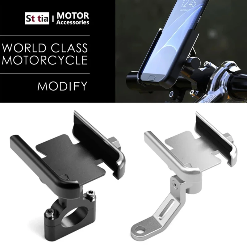 Handyhalter Motorrad Elektroauto Navigation Takeaway Aluminiumlegierung Stoßfeste Halterung Reitausrüstung