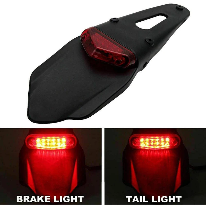 Motorrad LED Rücklicht Hinten Fender Stop Brems Warnung Lampe – Bild 3