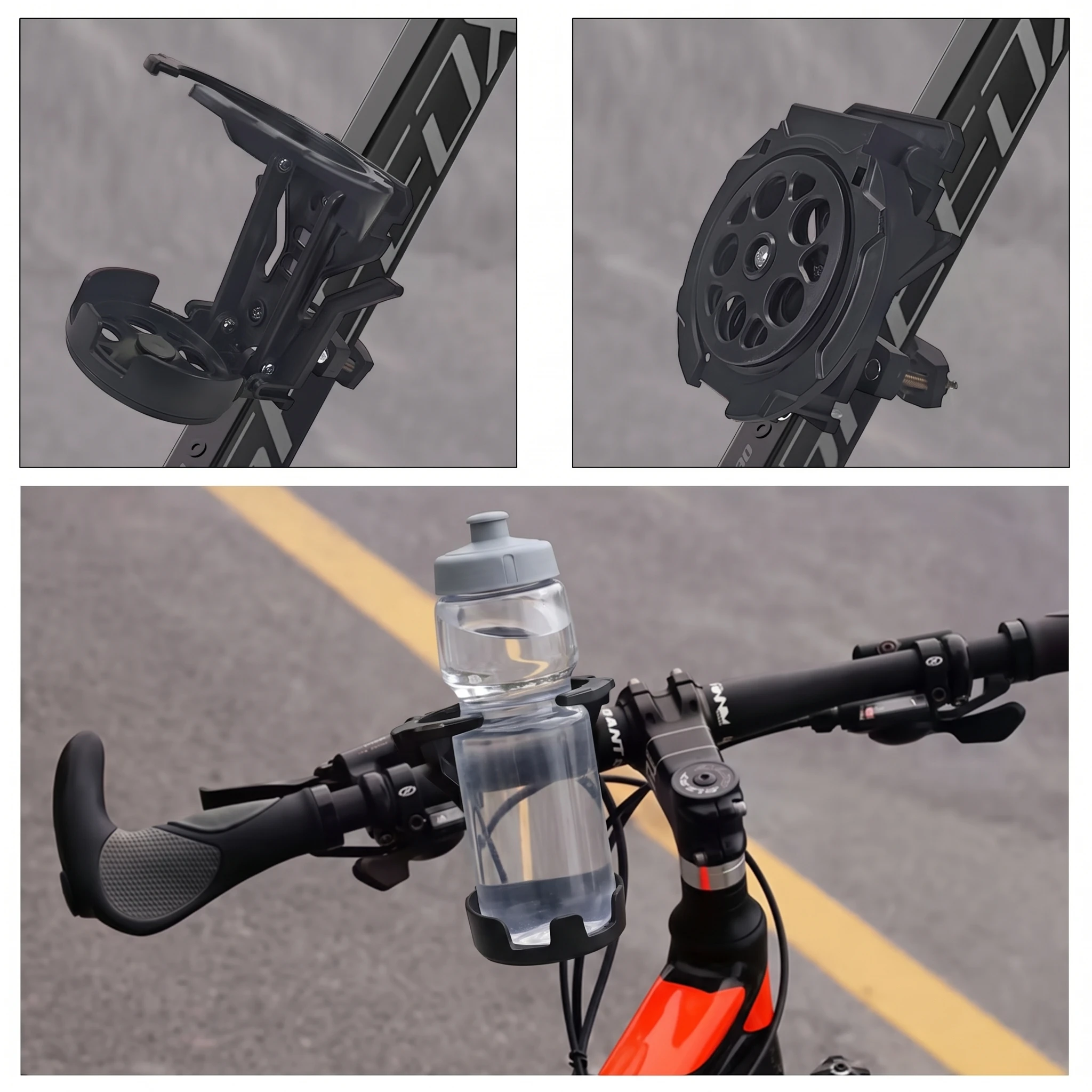 Faltbarer Fahrrad-Getränkehalter, Motorrad-Getränkehalter – Image 3