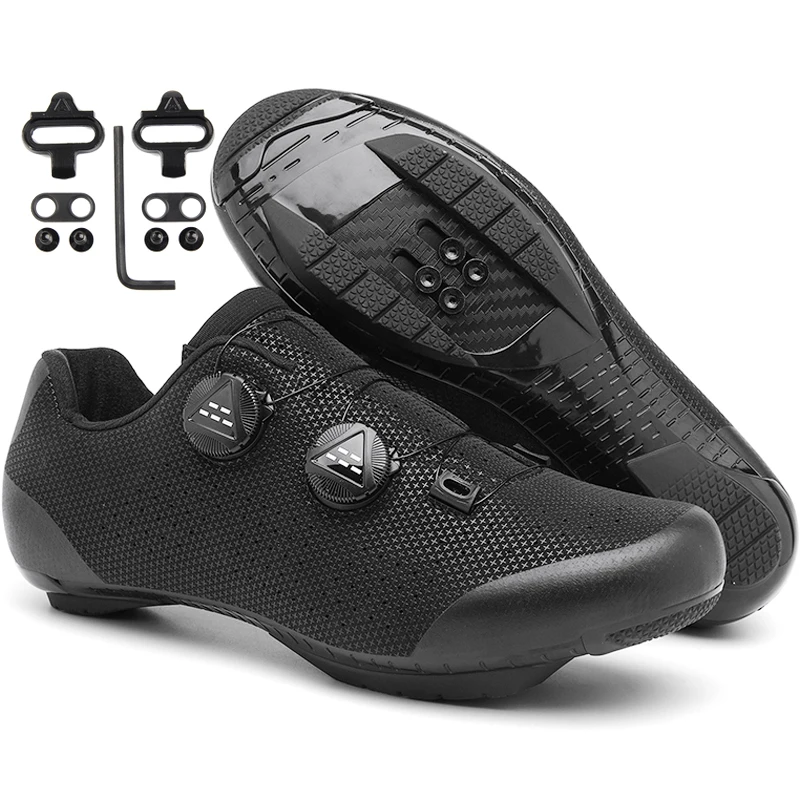 Mountainbike-Schuhe, MTB-Fahrradschuhe, Indoor-Cycling-Sneaker, Speed-Lock-Flachpedal-Schuhe, Rennschuhe