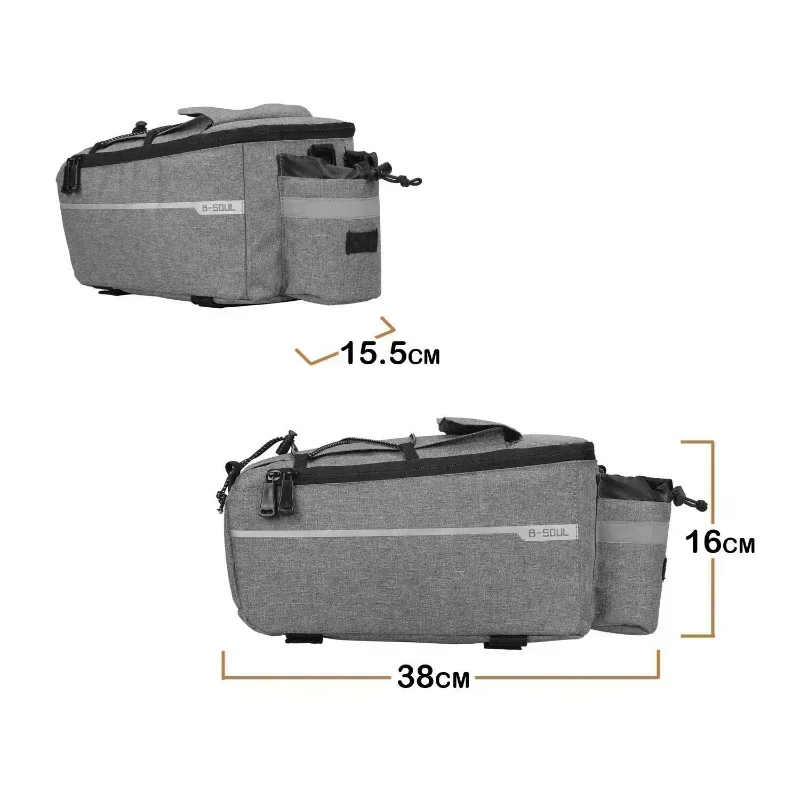 7L Fahrrad-Gepäckträgertasche, wasserdichte Fahrradkorb-Tasche – Immagine 6