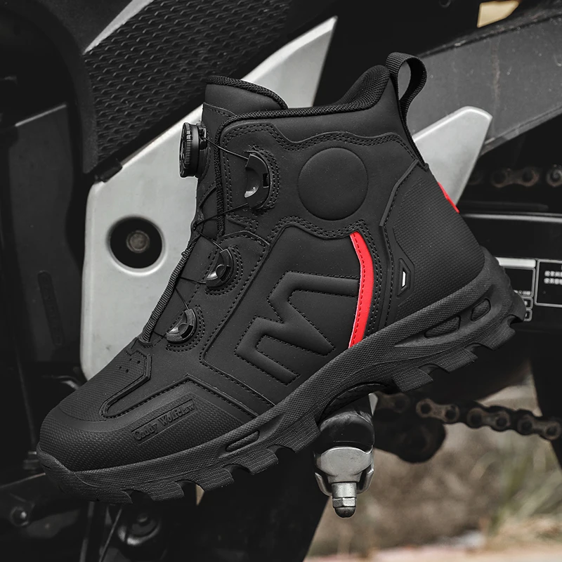 Motorrad Reiten Männer Stiefel Wasserdichte Motocross Radfahren Schuhe Off-Road Motorrad Racing Anti-drop