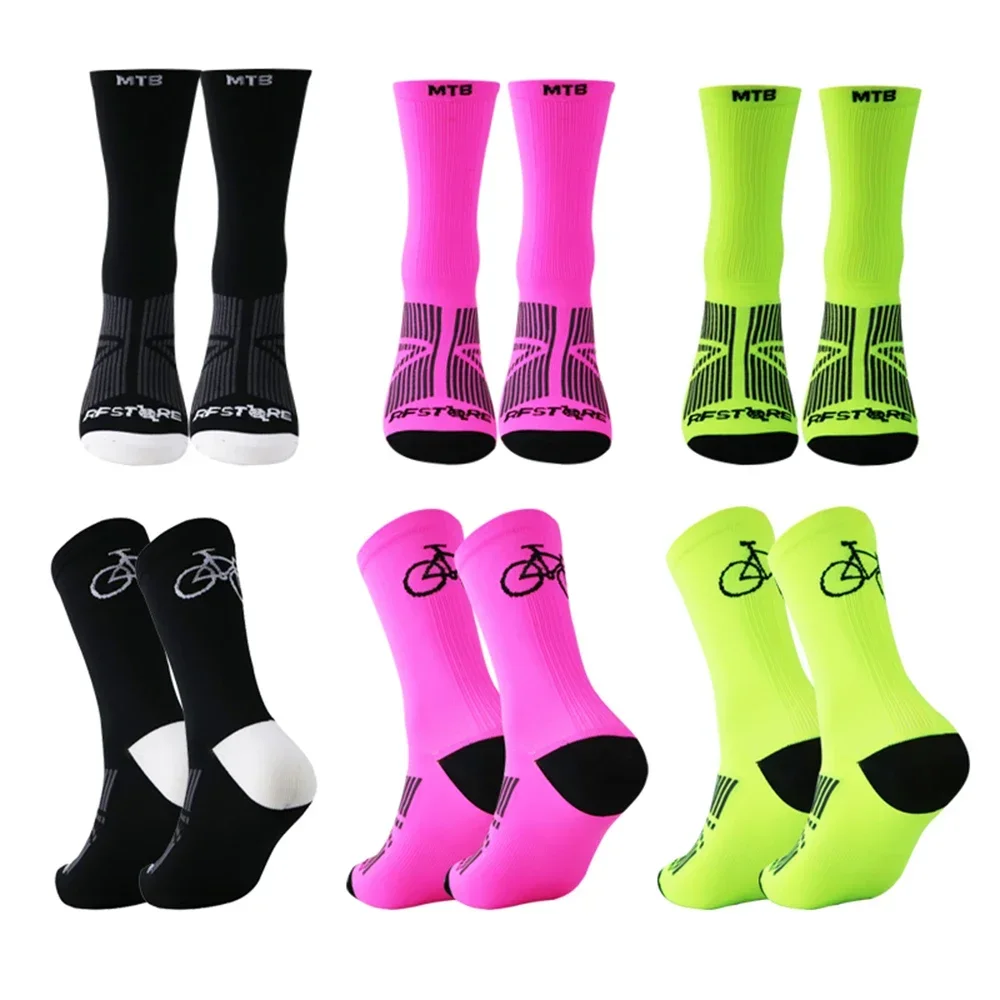 Professionelle Radsocken, MTB-Fahrradsocken, atmungsaktive, schnell – Image 3