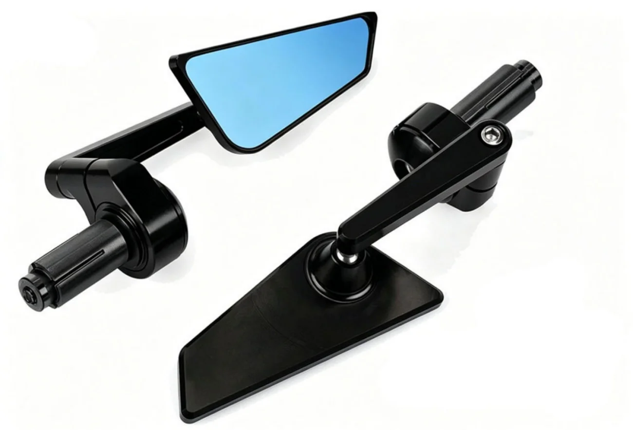 Universal Motorrad Rückspiegel Roller Bar End Lenker Spiegel Rückspiegel Zubehör