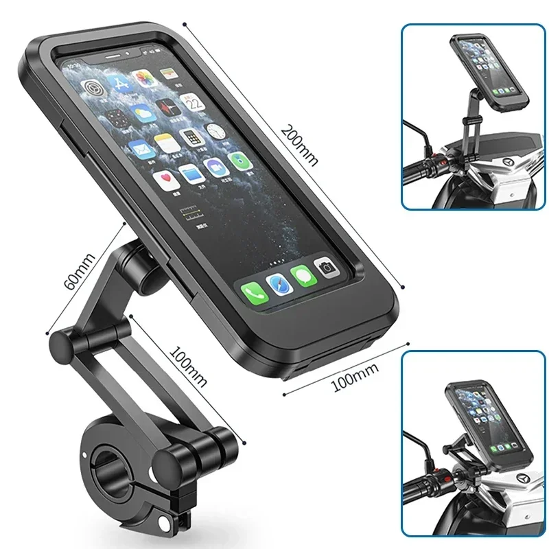 Wasserdichte Motorrad- und Fahrrad-Handyhalterung, 360° ° Drehbare – Image 3