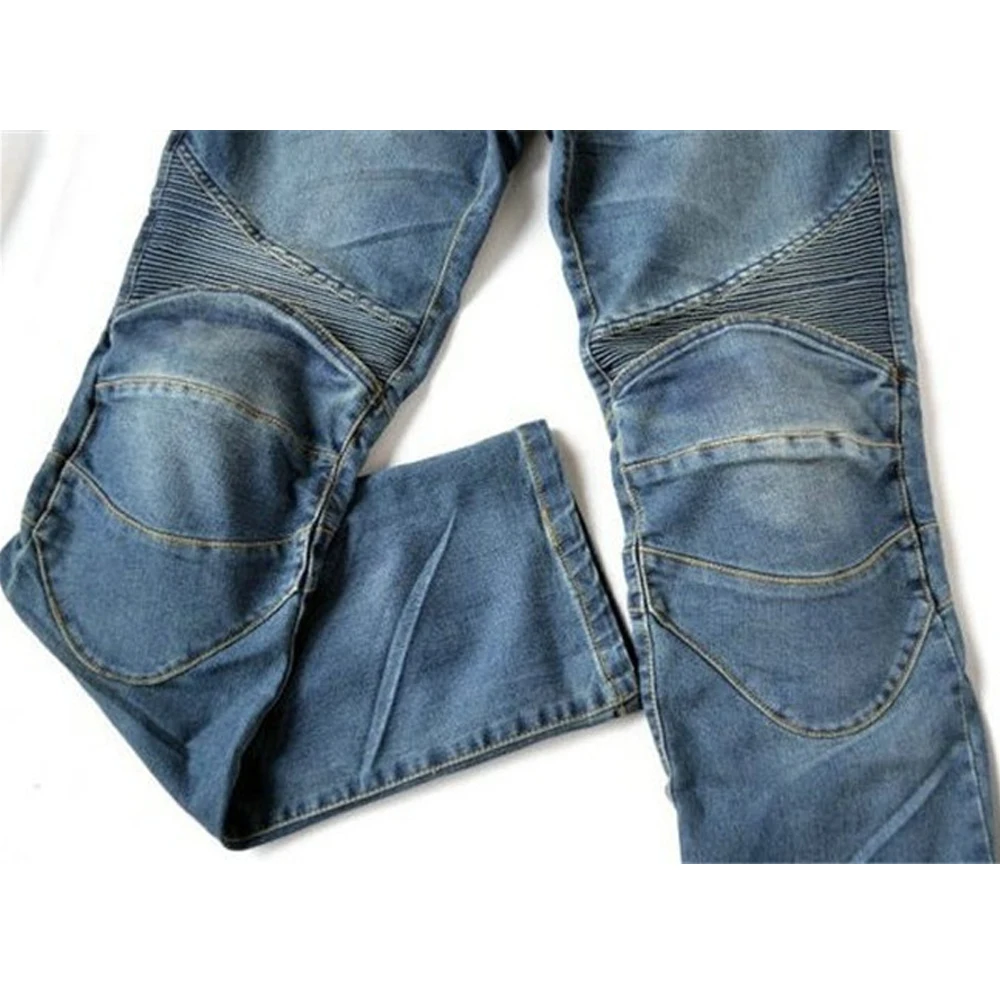 Sommer Männer Frauen Motorrad Jeans Tragen-beständig Motocross Hosen – Image 5