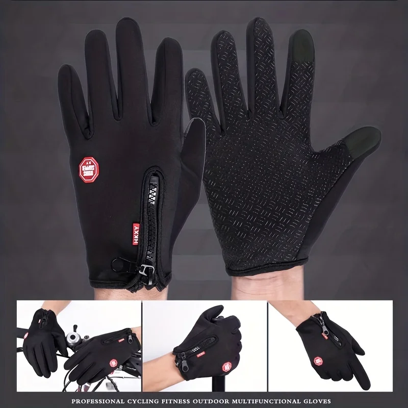 Winterhandschuhe für Männer und Frauen, Touchscreen, warm, Outdoor – Bild 4