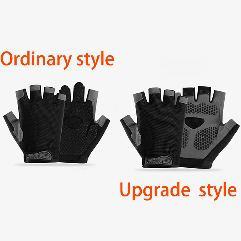 Männer Radfahren Fahrrad Handschuhe Halbe Finger Gym Handschuhe Frauen – Image 4