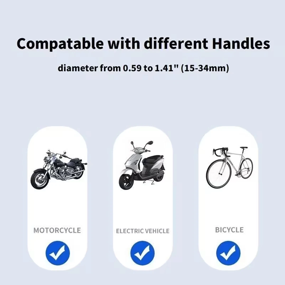 Fahrrad-Handyhalterung Motorrad-Lenker-Handyhalterung Drehbare – Image 4