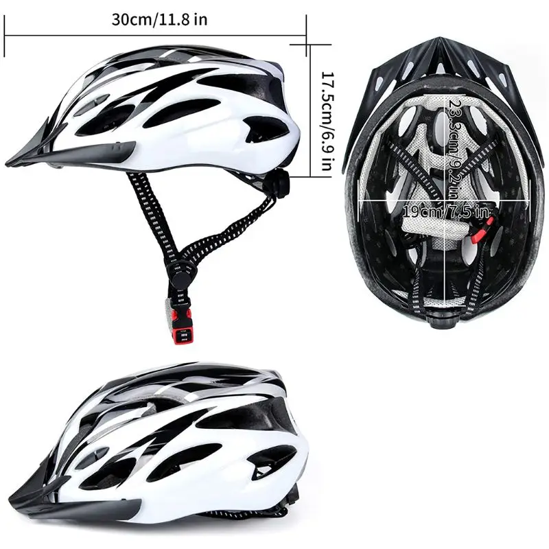 PMT Neuer Fahrradhelm mit Komfortpolsterung, Leichter – Immagine 6