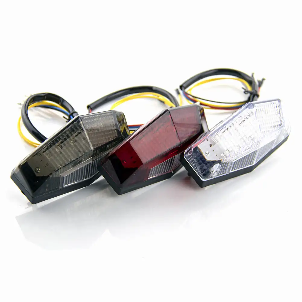 Universal Motorrad Blinker Motorrad Signal anzeige Moto Zubehör 11 LED – Bild 4