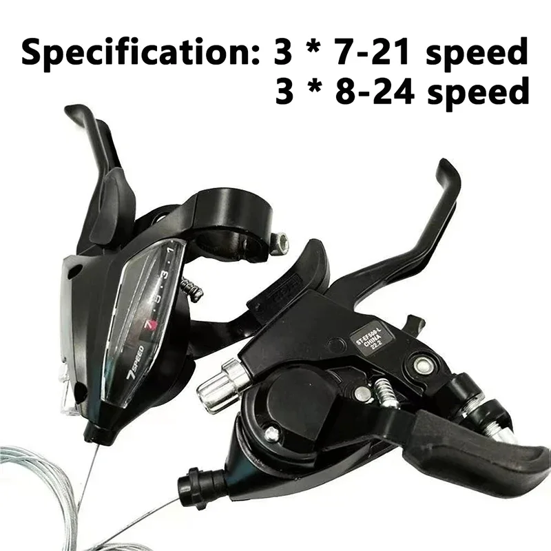 3x7 21 geschwindigkeit Fahrrad Schalthebel Bremse EF500 Radfahren Disc – Image 6