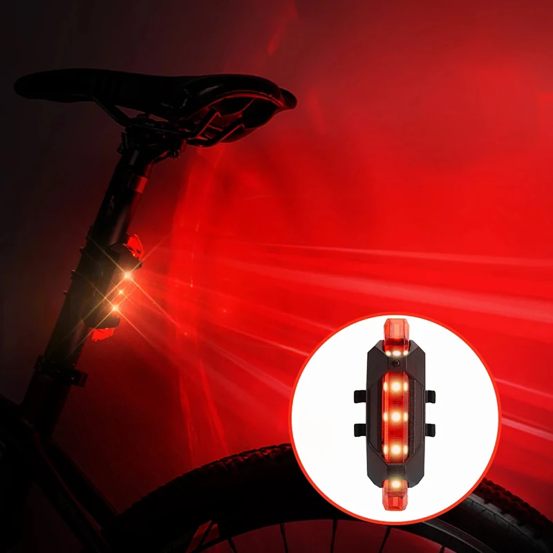 Fahrradlicht USB LED Wiederaufladbares Set Rennrad Vorder – Bild 6